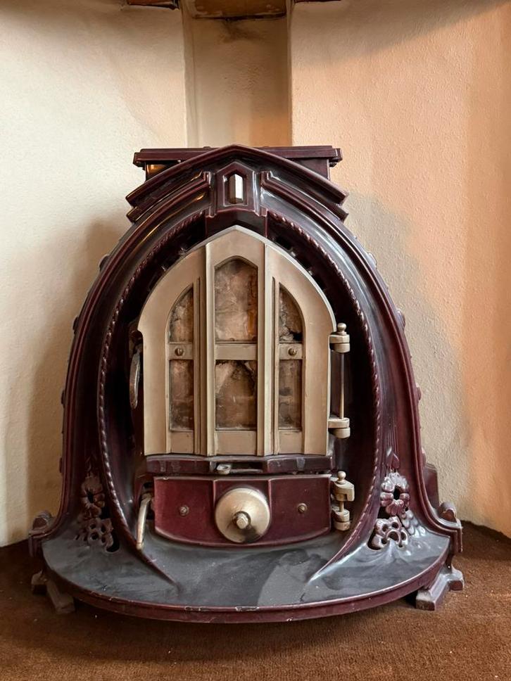 Antieke gietijzeren sierhaard – decoratief stuk, Huis en Inrichting, Kachels, Zo goed als nieuw, Ophalen