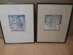 2 tekeningen van André Deroo, Antiek en Kunst, Kunst | Tekeningen en Fotografie, Ophalen of Verzenden