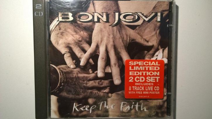Bon Jovi - Keep The Faith (2 CD Limited Edition), Cd's en Dvd's, Cd's | Rock, Zo goed als nieuw, Poprock, Ophalen of Verzenden