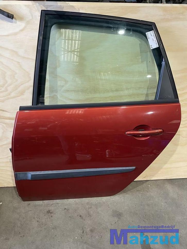 Renault Scenic 2 Rood TEB76 Links achter deur portier 04-09, Auto-onderdelen, Carrosserie, Deur, Renault, Achter, Links, Gebruikt
