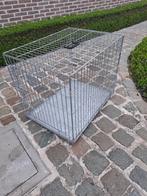 Mooie honden bench,gegalvaniseerd., Ophalen of Verzenden, Zo goed als nieuw