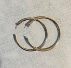 Boucles d’oreilles de fantaisie de type créoles en argent, Gebruikt, Zilver, Zilver