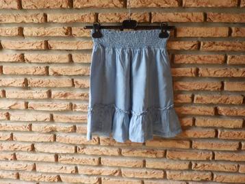 (50)- jupe en jeans femme t.36 bleu - H&M - beschikbaar voor biedingen