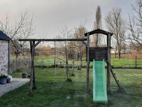 gratis schommel - reeds gedemonteerd, Kinderen en Baby's, Speelgoed | Buiten | Speeltoestellen, Gebruikt, Glijbaan, Klimtouw, Schommel