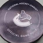 NHL Official game puck inglasco Vancouver Canucks Orca, Sports & Fitness, Hockey sur glace, Comme neuf, Palet, Enlèvement