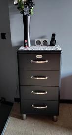 Retro Design Ladekast Tenzo Malibu (Zwart), Enlèvement, Maison et Meubles