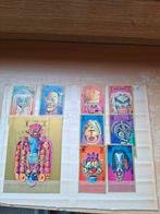 Postzegels maskers, Ophalen