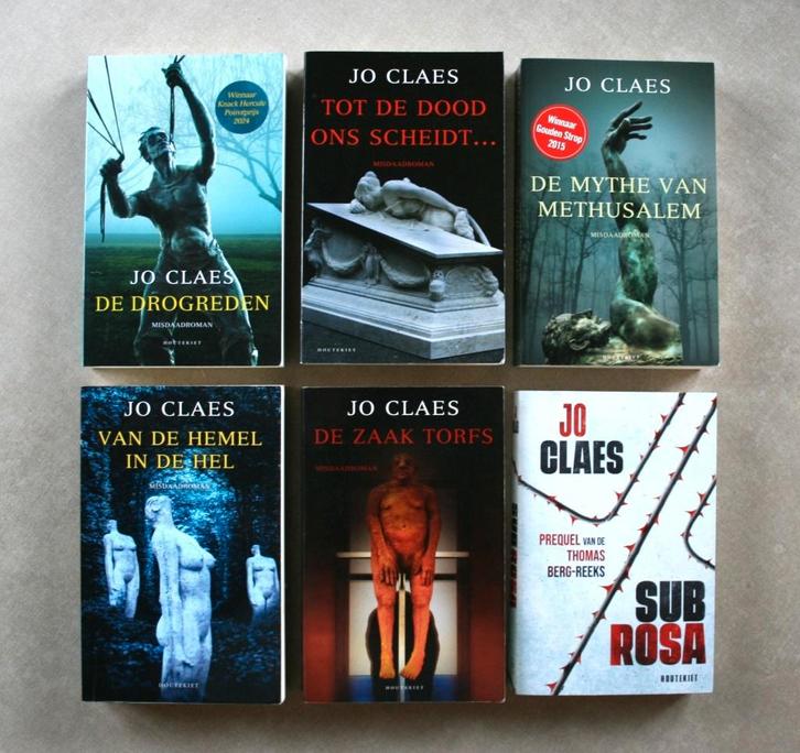 Jo Claes: misdaadromans., Boeken, Literatuur, Zo goed als nieuw, Ophalen of Verzenden
