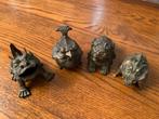 Lot de quatre figurines en bronze antiques chinoises, Enlèvement, Comme neuf, Animal
