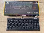 Clavier Corsair K70 RGB, Informatique & Logiciels, Clavier gamer, Enlèvement ou Envoi, Azerty, Utilisé