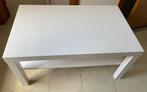 Tafel 1 wit en 1 bruin salontafel in volhout, Ophalen, Gebruikt, 50 tot 100 cm, 50 tot 100 cm