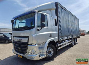DAF CF 400 FAN 6x2/4 SpaceCab Euro6A - Schuifzeilenbak 7.7m  beschikbaar voor biedingen