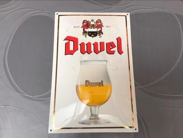 Panneau d'affichage en émail Duvel 2004, Enlèvement ou Envoi, Utilisé, Panneau publicitaire