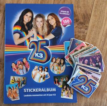 K3 stickerboek 25 jaar-actie Delhaize+150 stickers