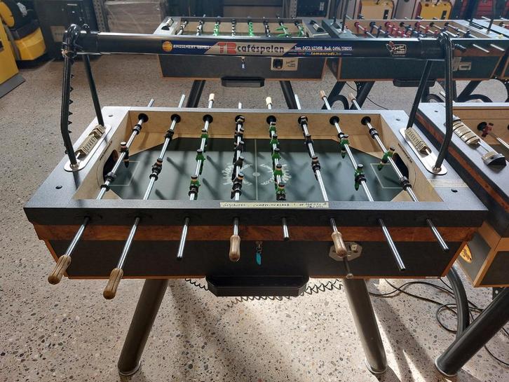 Tafelvoetbal / voetbaltafel / kicker Jupiter Goldstar, Kinderen en Baby's, Speelgoed | Voetbaltafels, Zo goed als nieuw, Ophalen