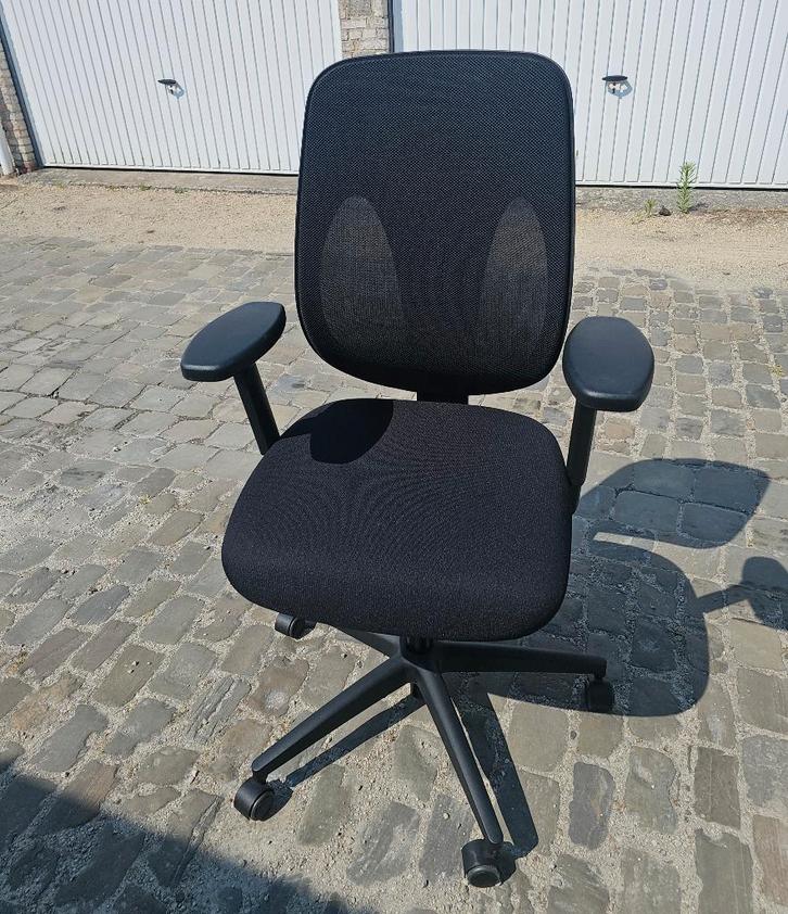 Ergonomische bureaustoel Giroflex Model 353 zwart, Huis en Inrichting, Bureaustoelen, Zo goed als nieuw, Bureaustoel, Zwart, Ergonomisch