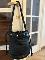 sac bandoulière en cuir - noir, Ophalen, Gebruikt, Zwart, Schoudertasje