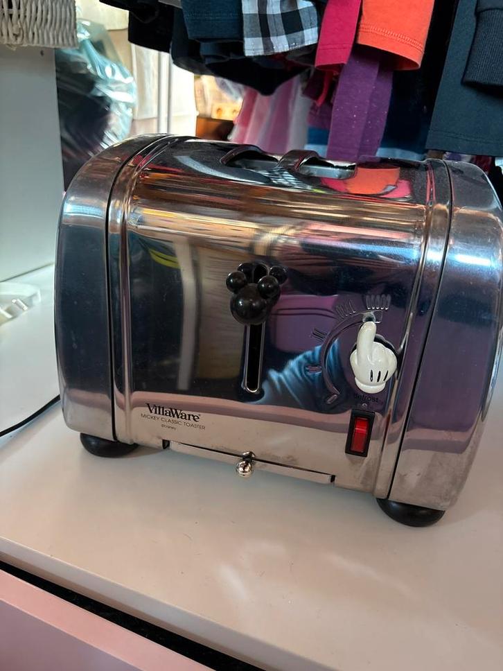 Grille-pain classique Mickey Mouse original de Villaware, Collections, Disney, Utilisé, Autres types, Mickey Mouse, Enlèvement ou Envoi