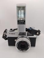 Canon Canonet 28 met een Canon 40 mm lens f 2.8 en flitser, Audio, Tv en Foto, Fotocamera's Analoog, Spiegelreflex, Canon, Gebruikt