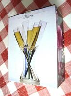 champagne glazen model fluit, gekleurd, Ophalen of Verzenden, Nieuw