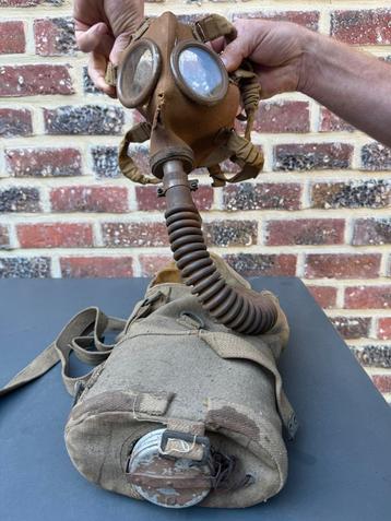Gasmasker belgisch leger model 1929 beschikbaar voor biedingen