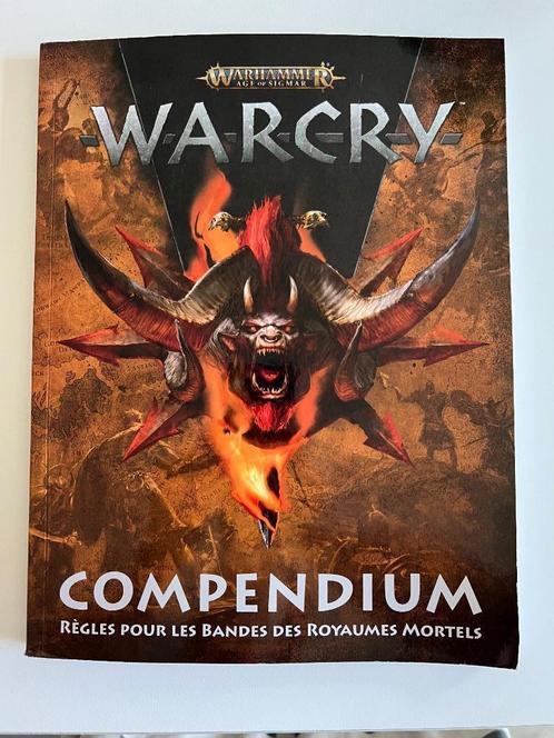 Livre Warhammer Age of Sigmar Warcry Compendium, Hobby & Loisirs créatifs, Wargaming, Utilisé, Warhammer, Enlèvement ou Envoi