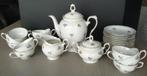 Antiek koffieservies - jaren 70 - gebloemd, Enlèvement ou Envoi