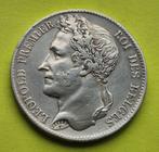 Belgium  5 Francs  1833.  pos B.     Leopold I, Zilver, Ophalen of Verzenden, Losse munt, Zilver