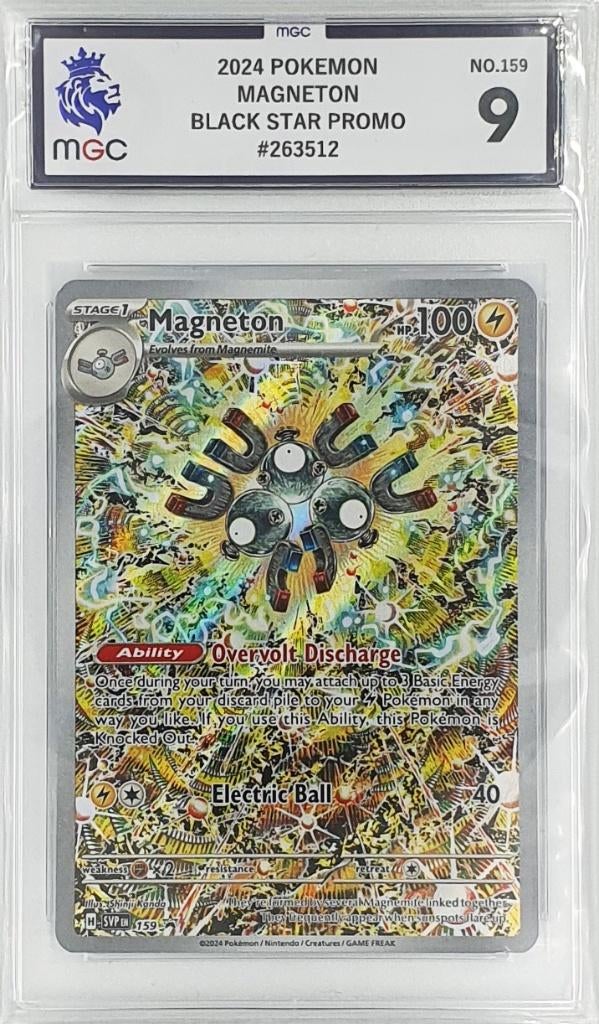 2024 Pokemon - Magneton - Black Star Promo - 9, Hobby en Vrije tijd, Verzamelkaartspellen | Pokémon, Nieuw, Losse kaart, Foil