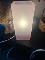 roze, glazen staanlamp Ikea, Enlèvement ou Envoi, Comme neuf, Verre, Moins de 50 cm