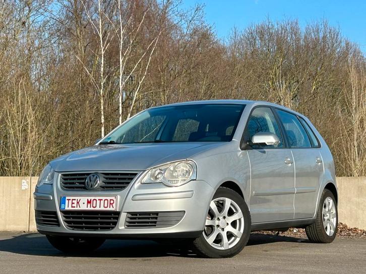 VOLKSWAGEN POLO 1.4 BENZINE, BLANCO GEKEURD, AIRCO, PROPER!, Autos, Volkswagen, Entreprise, Achat, Polo, ABS, Phares directionnels