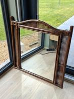 Tête de lit avec miroir. En cannage et bambou. 1960. Vintage, Enlèvement