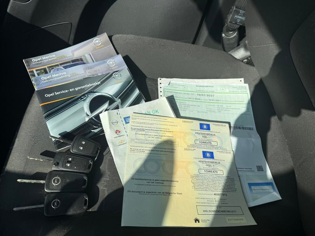 - Opel Meriva - 1.4 Essence - 165 000 km - Clima - PDC -, 144 g/km, Achat, Entreprise, Boîte manuelle