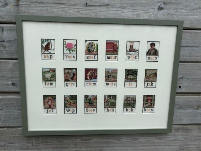 Prachtig kader met 18 verschillende teksten., Ophalen