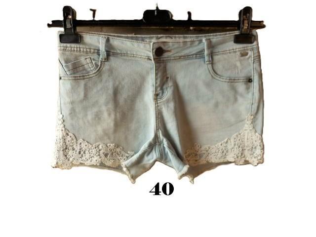 (7)- short en jeans femme t.40 bleu - lolaliza -, Kleding | Dames, Broeken en Pantalons, Zo goed als nieuw, Maat 38/40 (M), Blauw
