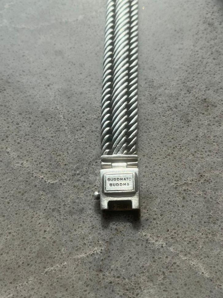 Buddha To Buddha Edwin Small, Handtassen en Accessoires, Armbanden, Gebruikt, Zilver, Goud, Ophalen