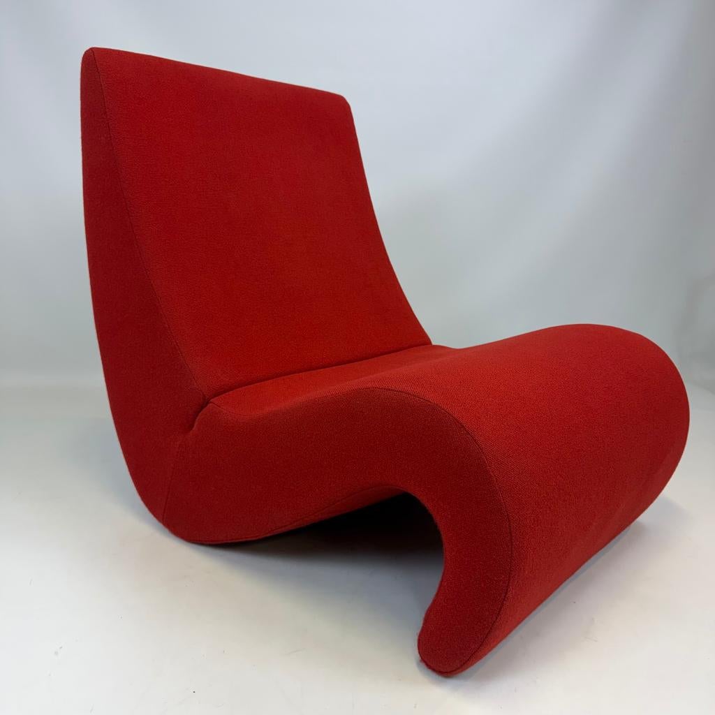 Fauteuil Amoeba de Verner Panton pour Vitra, Tissus, Moins de 75 cm, Enlèvement ou Envoi, Moins de 150 cm