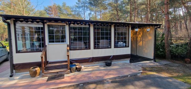 Mooie wintervaste stacaravan op camping gt, Caravans en Kamperen, Stacaravans, Ophalen of Verzenden