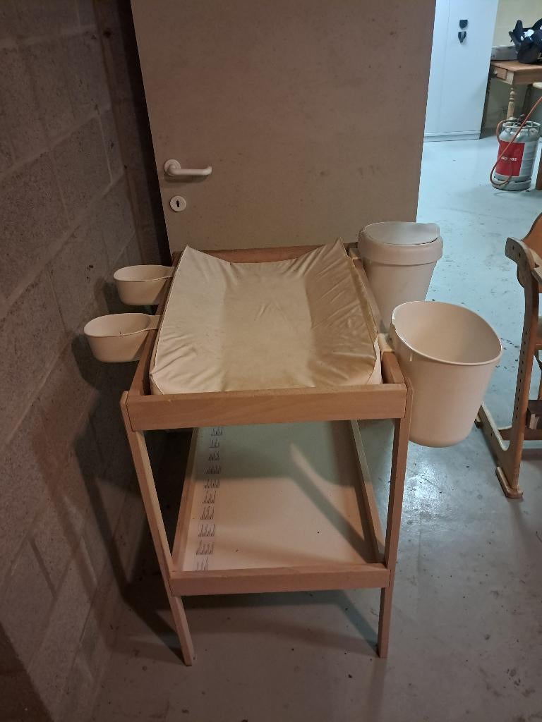 Verzorginstafel Ikea + bakjes, Ophalen, Gebruikt, Minder dan 75 cm, 70 cm of meer