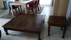 houten salontafel, Huis en Inrichting, Ophalen, Gebruikt, Klassiek, Minder dan 50 cm