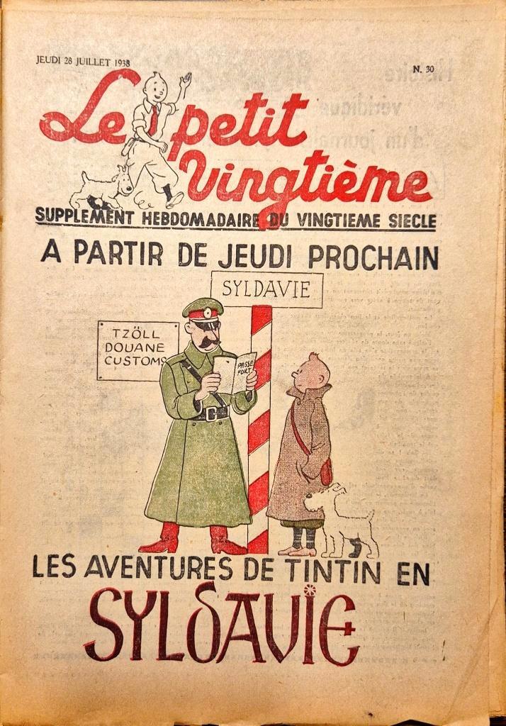Le Petit Vingtième – Année 1938 – Numéros 1 à 40, Boeken, Tijdschriften en Kranten, Gelezen, Krant, Ophalen of Verzenden
