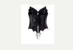 Corset sexy en cuir sans bretelles style punk - Noir, Enlèvement ou Envoi, Noir, Body ou Corset