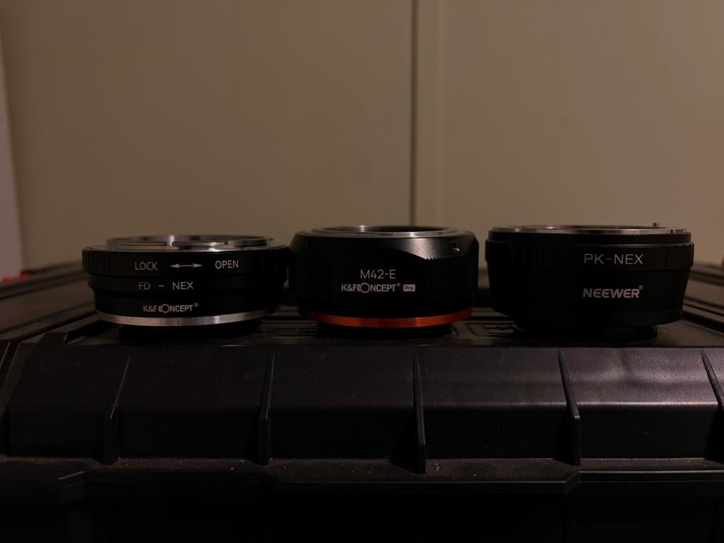 Lens adapters voor Sony E mount, Ophalen, Zo goed als nieuw, Sony