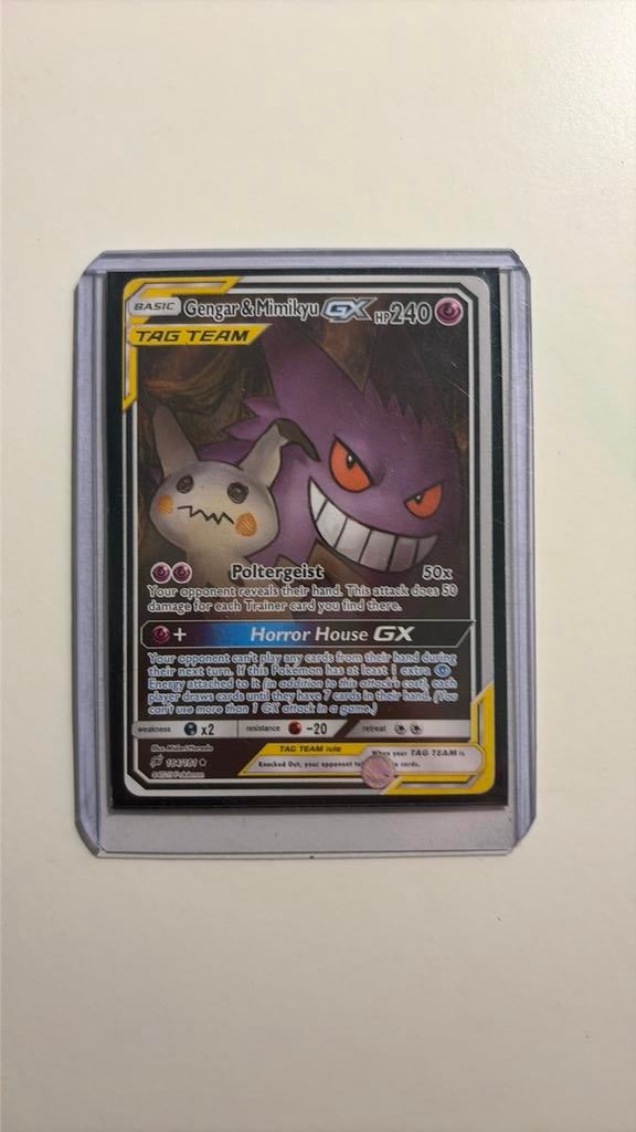 Gengar & mimikyu gx, Verzenden, Zo goed als nieuw
