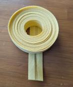 Biais band geel 2cm x 5m, Hobby en Vrije tijd, Ophalen of Verzenden, Nieuw, Lint, Band of Elastiek