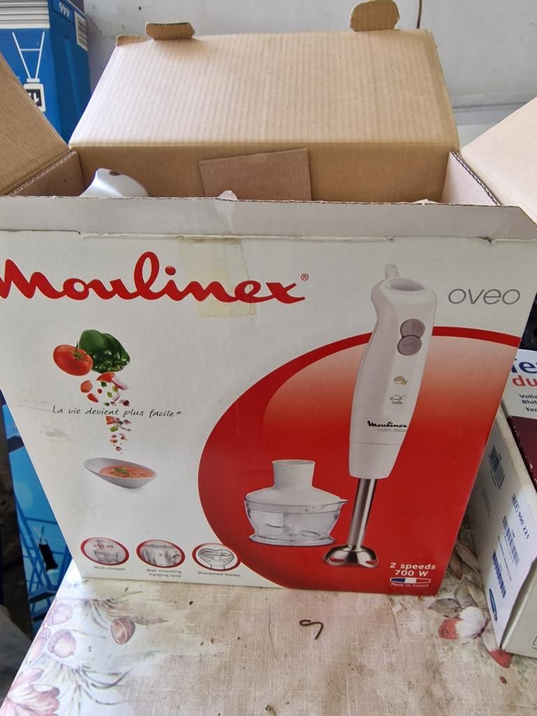 Mixer moulinex neuf, Enlèvement