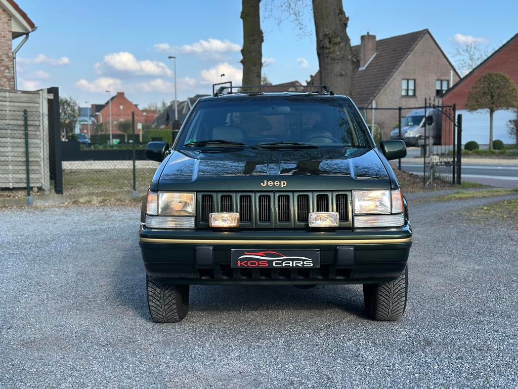 Jeep Grand Cherokee/5.2 V8/4X4/Limited/1995/OLDTIMER, Auto's, Jeep, Automaat, 8 cilinders, 2500 kg, Leder
