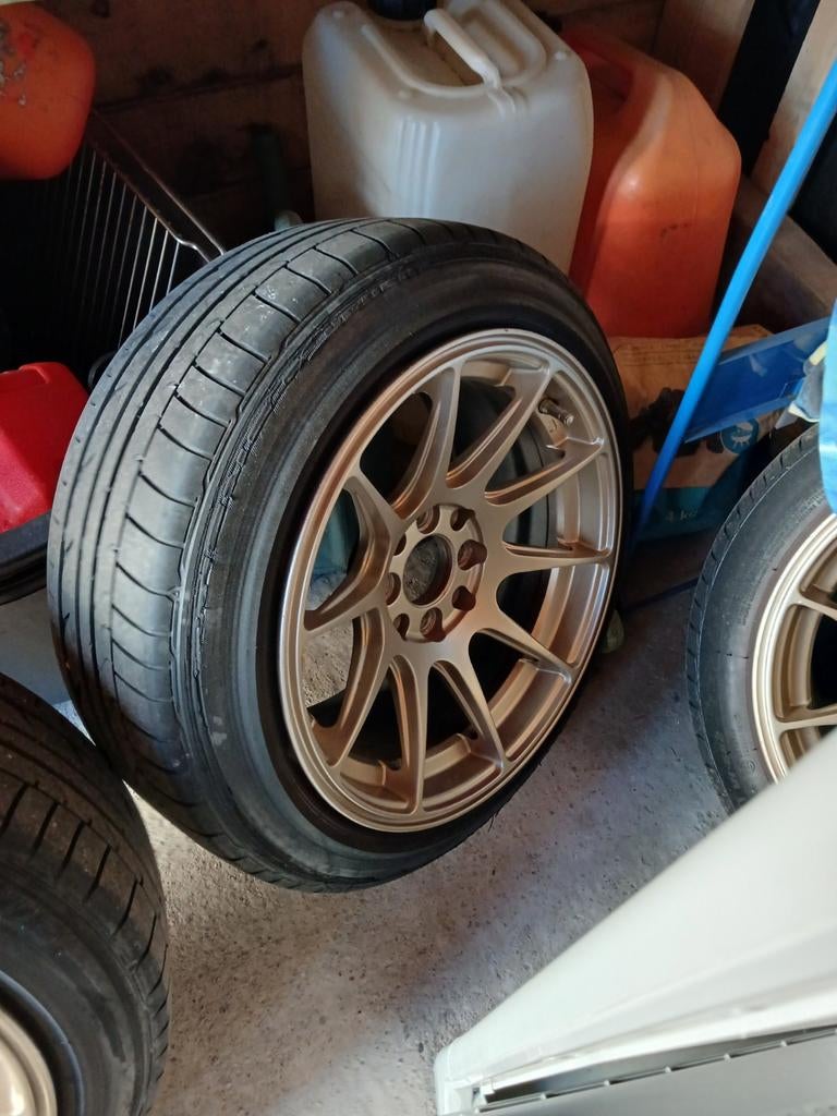 4 belles jantes 14 opel toyota vw. Avec pneu. En bonne etats, Enlèvement ou Envoi, Jante(s)