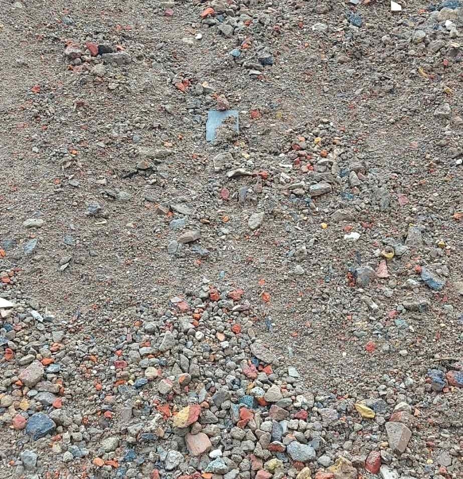 gebroken steenpuin - menggranulaat 0/56, Enlèvement, Utilisé, Autres matériaux, Multi couleur