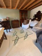 glazen salontafel, Antiek en Kunst, Ophalen